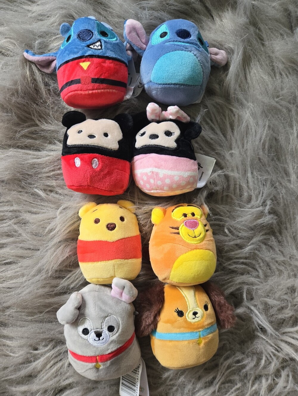 Squishmallows Disney 2.5" Micromallows Mystery Plush Capsules Complete Set